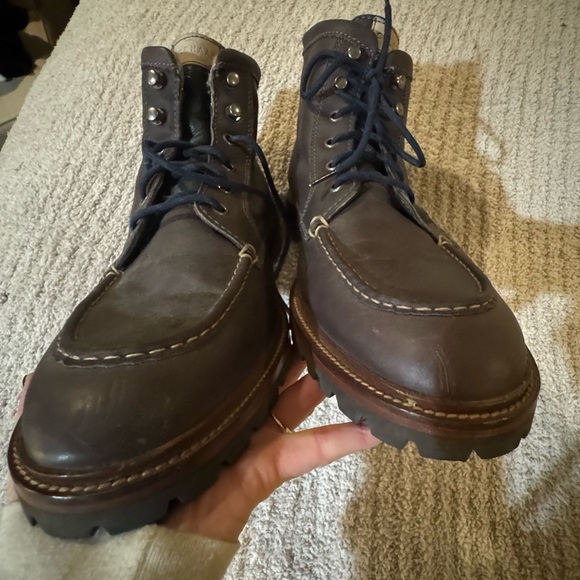 Cole Haan Men\'s Dark Brown Leather Boots main image 4
